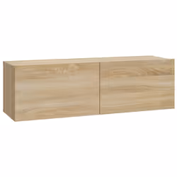 vidaXL 2x Wall TV Cabinets Media Cabinet Sideboard TV Stand Engineered Wood - sonoma oak - Additional view 4