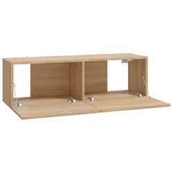 vidaXL 2x Wall TV Cabinets Media Cabinet Sideboard TV Stand Engineered Wood - sonoma oak - Additional view 6