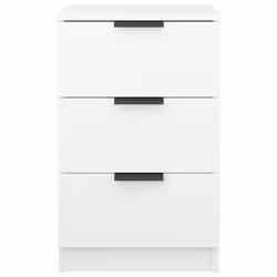 VidaXL 811268 nightstand/bedside table White - Additional view 6