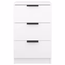 VidaXL 811269 nightstand/bedside table White - Additional view 7