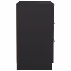 VidaXL 811270 nightstand/bedside table Black - Additional view 8