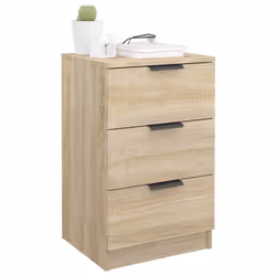 VidaXL 811274 nightstand/bedside table Oak - Additional view 4