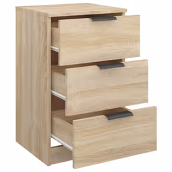 VidaXL 811274 nightstand/bedside table Oak - Additional view 8