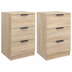 VidaXL 811275, Oak, Wood, 400 mm, 360 mm, 650 mm, 2 pc(s)