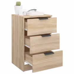 VidaXL 811275 nightstand/bedside table Oak - Additional view 5