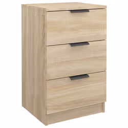 VidaXL 811275 nightstand/bedside table Oak - Additional view 6