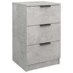 VidaXL 811276 nightstand/bedside table Concrete colour