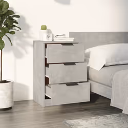 VidaXL 811276 nightstand/bedside table Concrete colour