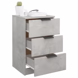 VidaXL 811276 nightstand/bedside table Concrete colour - Additional view 5