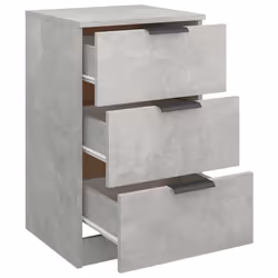 VidaXL 811276 nightstand/bedside table Concrete colour - Additional view 8