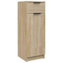 vidaXL Bathroom Cabinet Engineered Wood Vanity Unit Cupboard Multi Colours - Sonoma oak