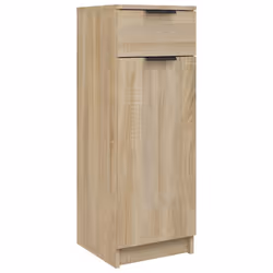 vidaXL Bathroom Cabinet Engineered Wood Vanity Unit Cupboard Multi Colours - Sonoma oak - Additional view 3