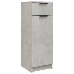 vidaXL Bathroom Cabinet Engineered Wood Vanity Unit Cupboard Multi Colours - Concrete grey