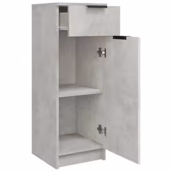 vidaXL Bathroom Cabinet Engineered Wood Vanity Unit Cupboard Multi Colours - Concrete grey - Additional view 7