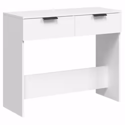 vidaXL Console Table Entryway Accent Sofa Table Hall End Table Engineered Wood - White