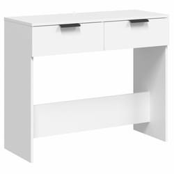 vidaXL Console Table Entryway Accent Sofa Table Hall End Table Engineered Wood - White