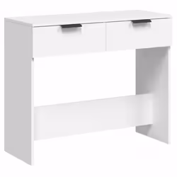 vidaXL Console Table Entryway Accent Sofa Table Hall End Table Engineered Wood - White
