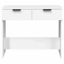 vidaXL Console Table Entryway Accent Sofa Table Hall End Table Engineered Wood - White - Additional view 6