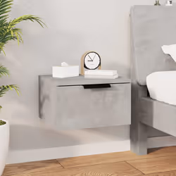 VidaXL 811385 nightstand/bedside table Concrete colour