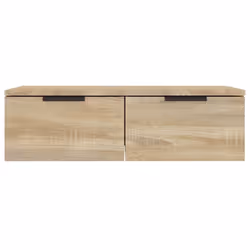 vidaXL Wall Cabinet Floating TV Unit Wall Mount Media Cabinet Engineered Wood - Sonoma oak - Additional view 4