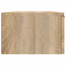 vidaXL Wall Cabinet Floating TV Unit Wall Mount Media Cabinet Engineered Wood - Sonoma oak - Additional view 8