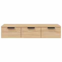 vidaXL Wall Cabinet Floating TV Unit Media Cabinet Storage Engineered Wood - Sonoma oak - Additional view 5