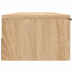 vidaXL Wall Cabinet Floating TV Unit Media Cabinet Storage Engineered Wood - Sonoma oak - Additional view 7