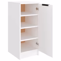 vidaXL Shoe Cabinet Shoe Cupboard Shelf Shoe Rack Shoe Storage Engineered Wood - White - Additional view 6