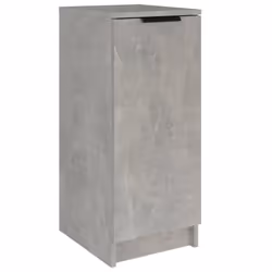 vidaXL Shoe Cabinet Shoe Cupboard Shelf Shoe Rack Shoe Storage Engineered Wood - Concrete grey