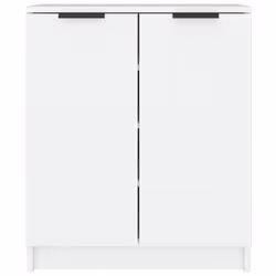 vidaXL Shoe Cabinet Engineered Wood Hall Shoe Holder Cupboard Organiser Shelf - white - Additional view 4