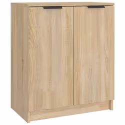 vidaXL Shoe Cabinet Engineered Wood Hall Shoe Holder Cupboard Organiser Shelf - sonoma oak