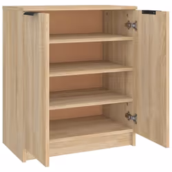 vidaXL Shoe Cabinet Engineered Wood Hall Shoe Holder Cupboard Organiser Shelf - sonoma oak - Additional view 5