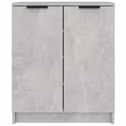 vidaXL Shoe Cabinet Engineered Wood Hall Shoe Holder Cupboard Organiser Shelf - concrete grey - Additional view 4