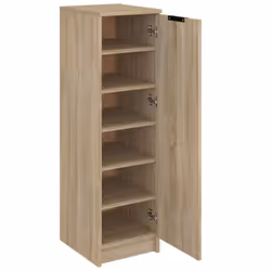 vidaXL Shoe Cabinet Engineered Wood Hallway Shoe Storage Cupboard Shoe Holder - Sonoma oak - Additional view 6