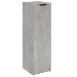 vidaXL Shoe Cabinet Engineered Wood Hallway Shoe Storage Cupboard Shoe Holder - Concrete grey