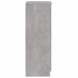 vidaXL Shoe Cabinet Engineered Wood Hallway Shoe Storage Cupboard Shoe Holder - Concrete grey - Additional view 7