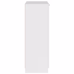 vidaXL Shoe Cabinet Engineered Wood Hallway Shoe Storage Cupboard Shoe Holder - White - Additional view 6