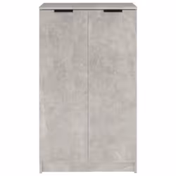 vidaXL Shoe Cabinet Engineered Wood Hallway Shoe Storage Cupboard Shoe Holder - Concrete grey - Additional view 4