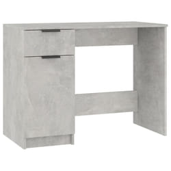 vidaXL Desk Engineered Wood Home Office Computer Table Study Writing Desk - Concrete grey