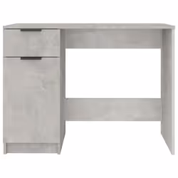 vidaXL Desk Engineered Wood Home Office Computer Table Study Writing Desk - Concrete grey - Additional view 7