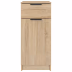 vidaXL Desk Cabinet Desk Cupboard Home Office Storage Cabinet Engineered Wood - sonoma oak - Additional view 6