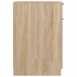 vidaXL Desk Cabinet Desk Cupboard Home Office Storage Cabinet Engineered Wood - sonoma oak - Additional view 8