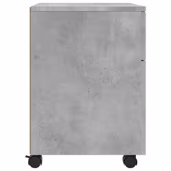 vidaXL Mobile File Cabinet with Wheels Desk Storage Cabinet Engineered Wood - Concrete grey - Additional view 5