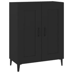 vidaXL Sideboard Engineered Wood Side Cabinet Home Organiser Multi Colours - Black