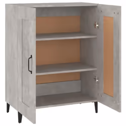 vidaXL Sideboard Engineered Wood Side Cabinet Home Organiser Multi Colours - Concrete grey - Additional view 4