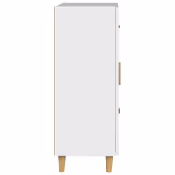vidaXL Sideboard Engineered Wood Side Cabinet Home Organiser Multi Colours - white - Additional view 8