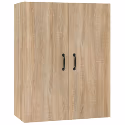 vidaXL Hanging Cabinet Floating Cabinet Wall Storage Cabinet Engineered Wood - Sonoma oak