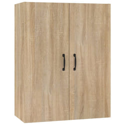 vidaXL Hanging Cabinet Floating Cabinet Wall Storage Cabinet Engineered Wood - Sonoma oak