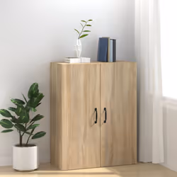 vidaXL Hanging Cabinet Floating Cabinet Wall Storage Cabinet Engineered Wood - Sonoma oak