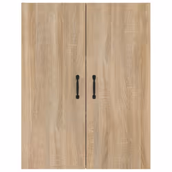 vidaXL Hanging Cabinet Floating Cabinet Wall Storage Cabinet Engineered Wood - Sonoma oak - Additional view 6
